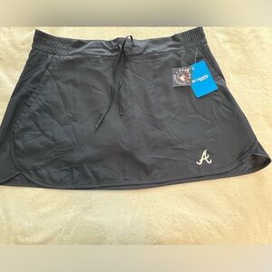 NWT Columbia Ladies Atlanta Braves Navy Skort